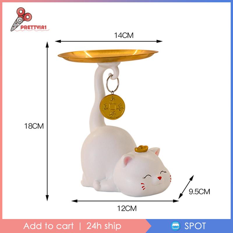 Giá Đỡ Chìa Khóa Hình Mèo Điêu Khắc Độc Đáo Trang Trí Bàn Ăn / Nhà Hàng / Tiệc Cưới