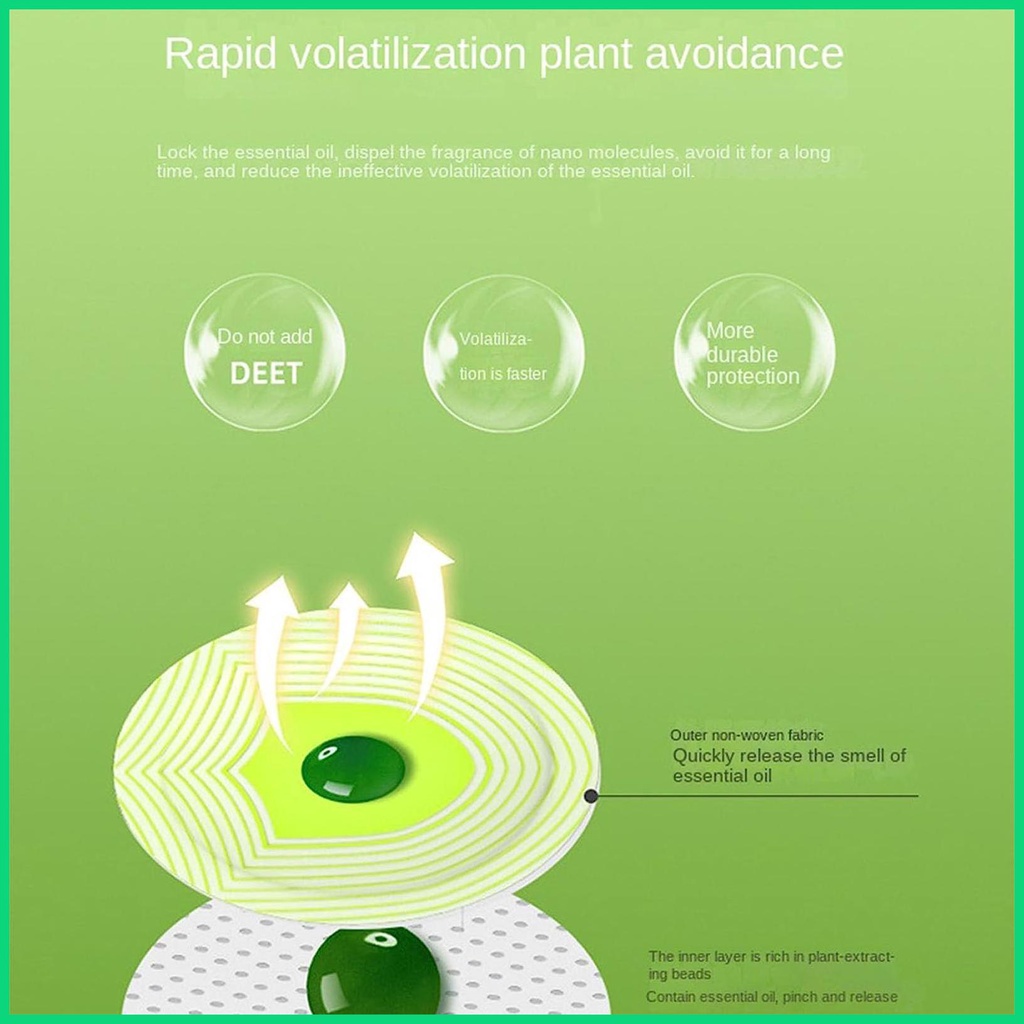 Set 10 Miếng Vá Hạt Chống Ngứa Đa Năng Dùng Ngoài Trời