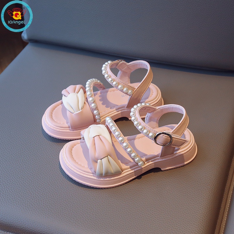 Xăng đan Đế Mềm Thoáng Khí Phong Cách Roman Cho Bé Gái