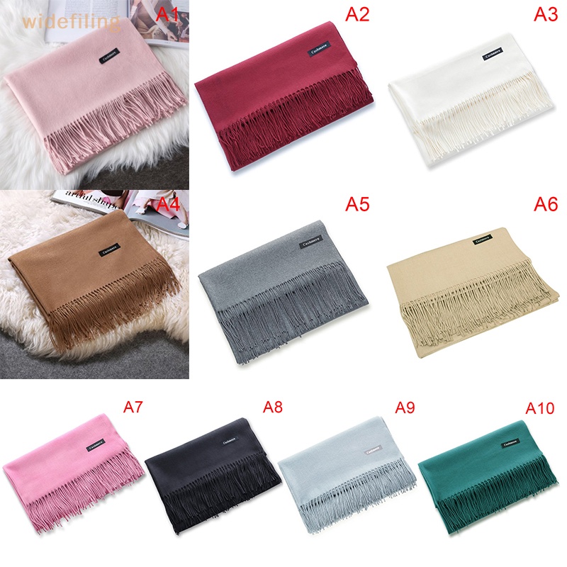 Khăn Choàng Pashmina Mỏng Và Dài Mềm Mại Màu Trơn