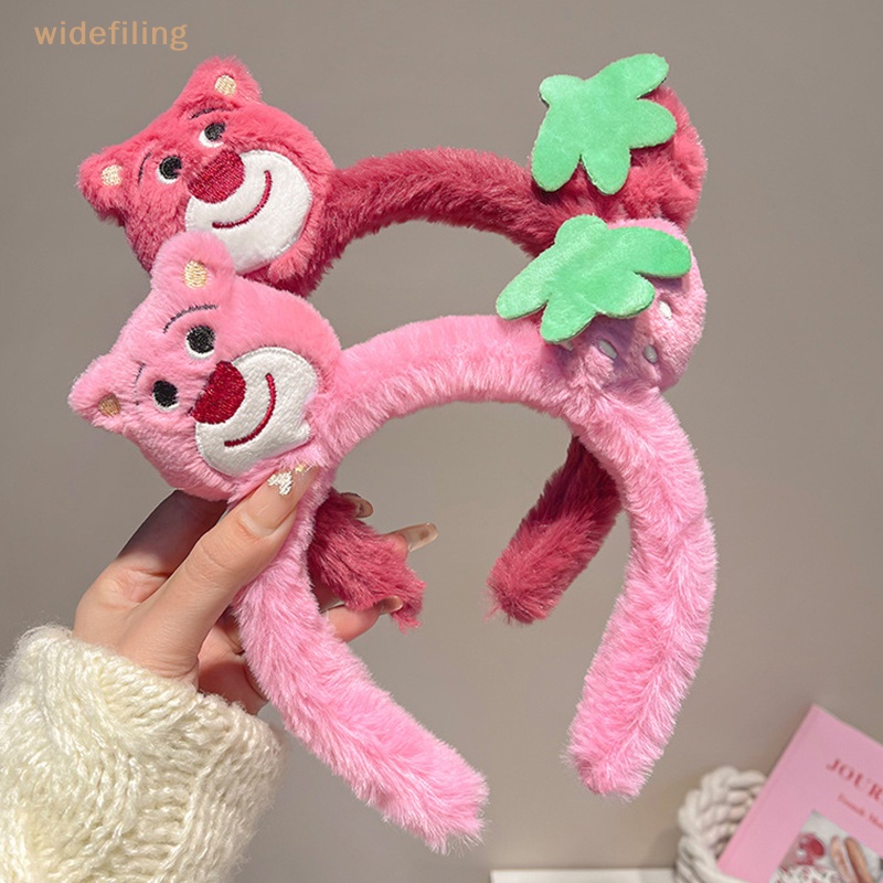 Băng Đô Tai Gấu / Ếch Hồng Bằng Lông Cừu Dễ Thương Dành Cho Bé Gái Hóa Trang