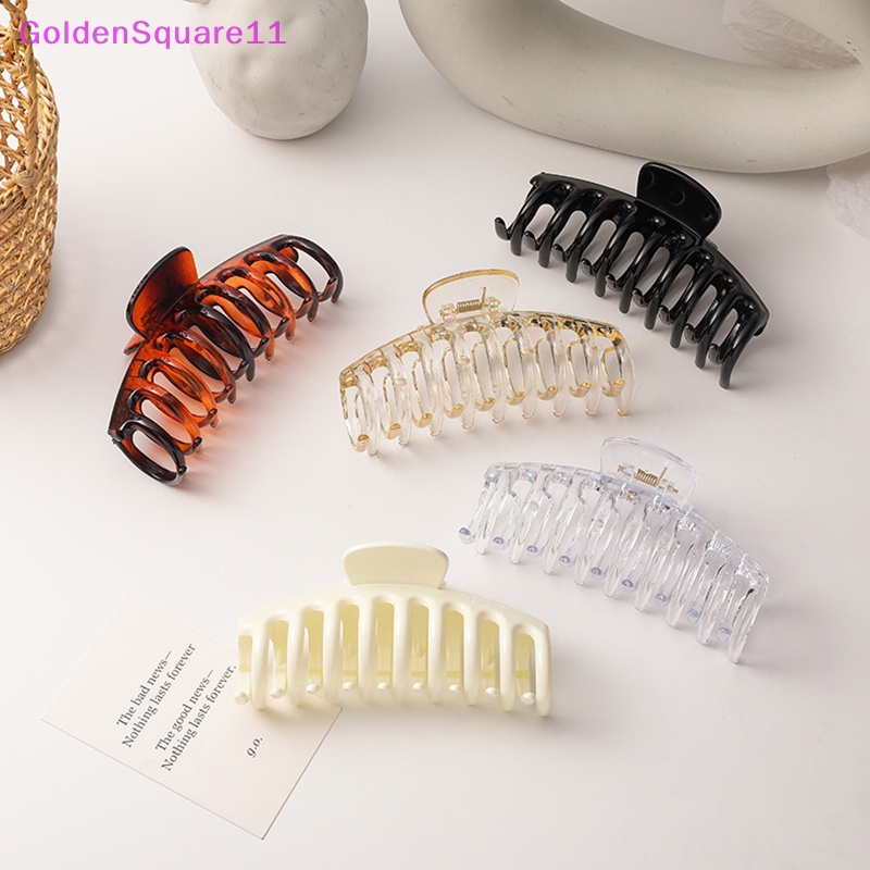 Kẹp Tóc Càng Cua Màu Vàng Kim Thời Trang Cho Nữ