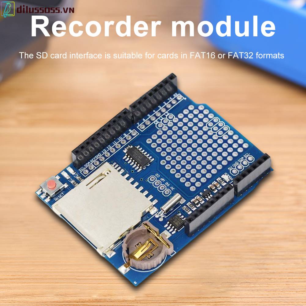 Mô-đun Điều Chỉnh Máy Ghi Âm Logger Shield XD-204 Onboard 3.3V