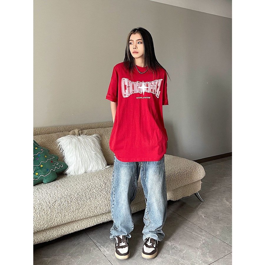 Áo Thun Tay Ngắn Cổ Tròn In Chữ Phantom 250G Chất Liệu Cotton Nguyên Chất Thời Trang Cho Nam Và Nữ