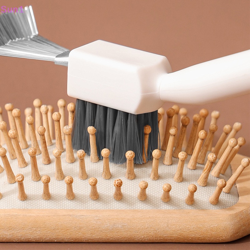 Lược Chải Làm Sạch Tóc 2 Trong 1 Có Túi Khí Tiện Dụng