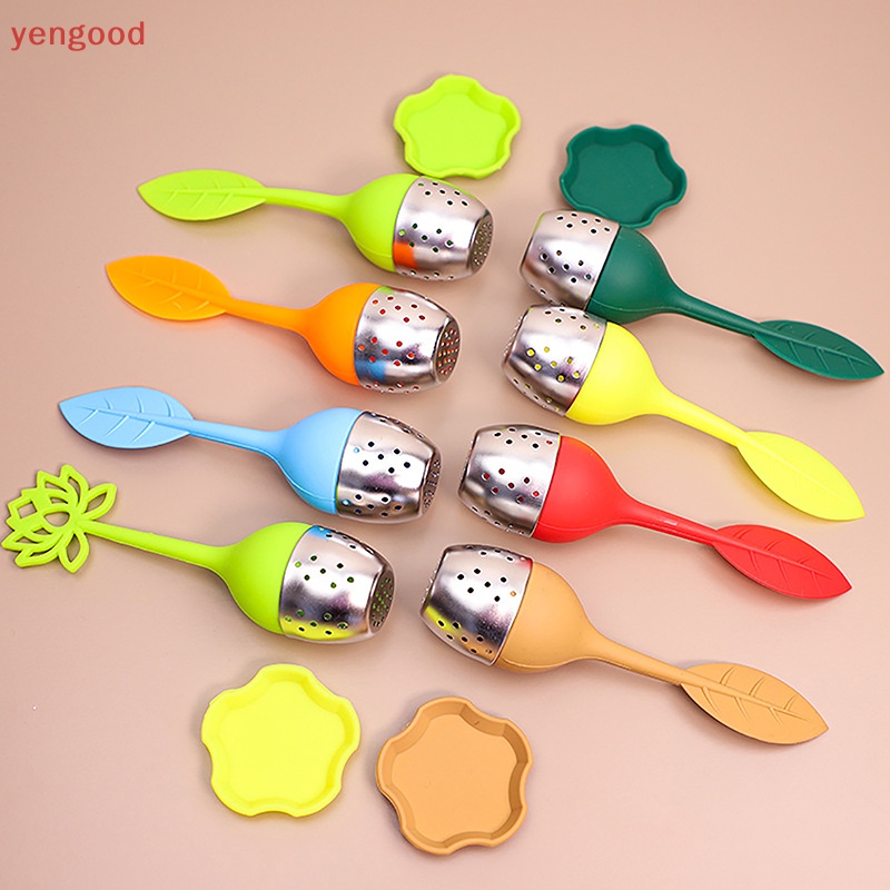 1 Dụng Cụ Lọc Trà Bằng Silicon Hình Người Dễ Thương