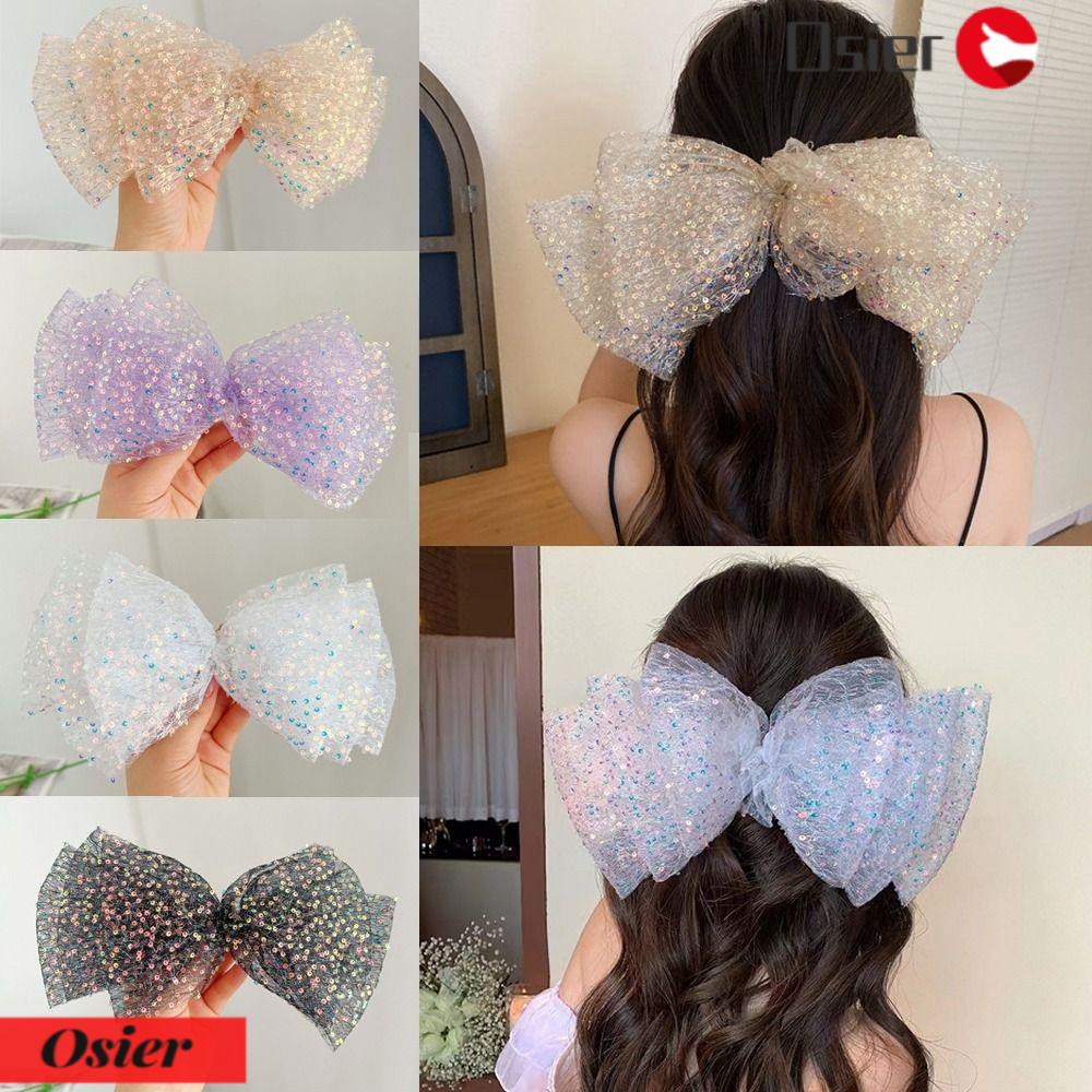 OSIER1 Kẹp TóC HìNh Nơ Dễ Thương ThờI Trang Cho Nữ