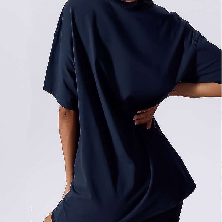 Áo Thun Thể Thao Tay Ngắn Dáng Rộng Thoáng Khí Thời Trang Cho Nữ