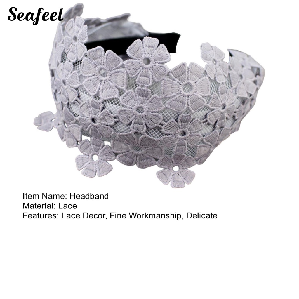 Sf_ Băng Đô Ren Hoa Rỗng Chống Biến Dạng Công Sở