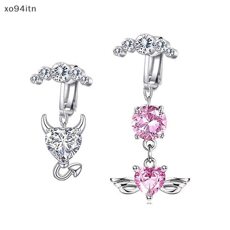 1 Khuyên Rốn Hình Cánh Bướm / Trái Tim Không Cần Xỏ Lỗ