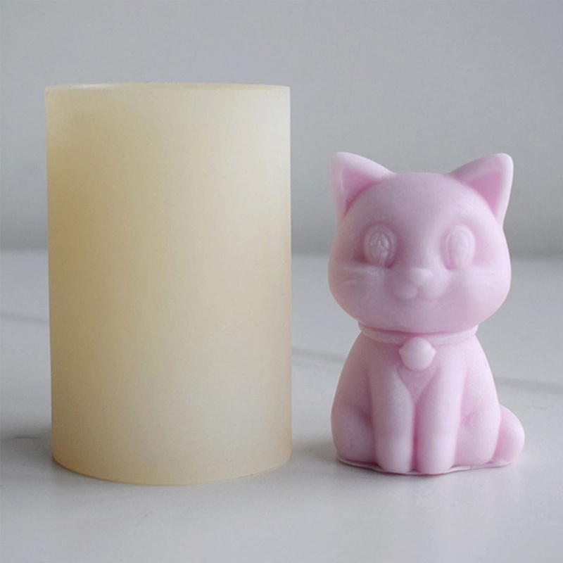 Khuôn Silicone Tạo Hình Làm Nến Hình Động Vật 3D DIY