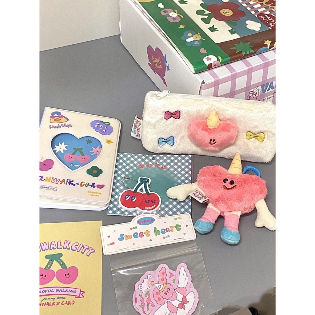 Plus Túi Đựng Bút Phối Lông Thiết Kế Dễ Thương