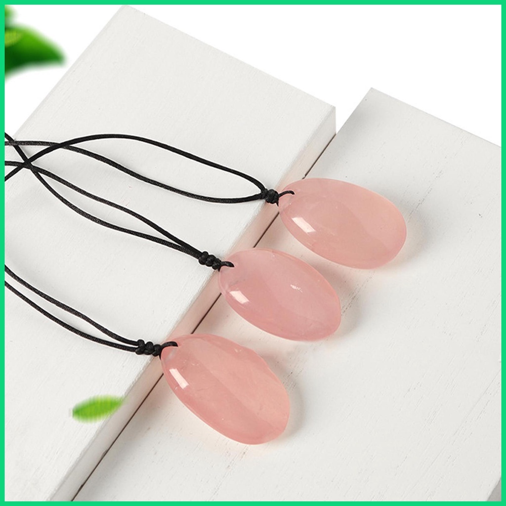 Vòng cổ Mặt Pha Lê Hồng Tự Nhiên Thời Trang Cho Ngày Valentine