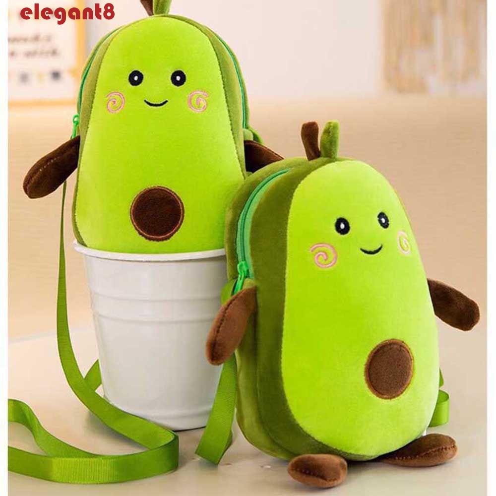 ELEGANT Túi Đeo Chéo Đựng Điện Thoại Hình Quả Bơ Ngộ Nghĩnh