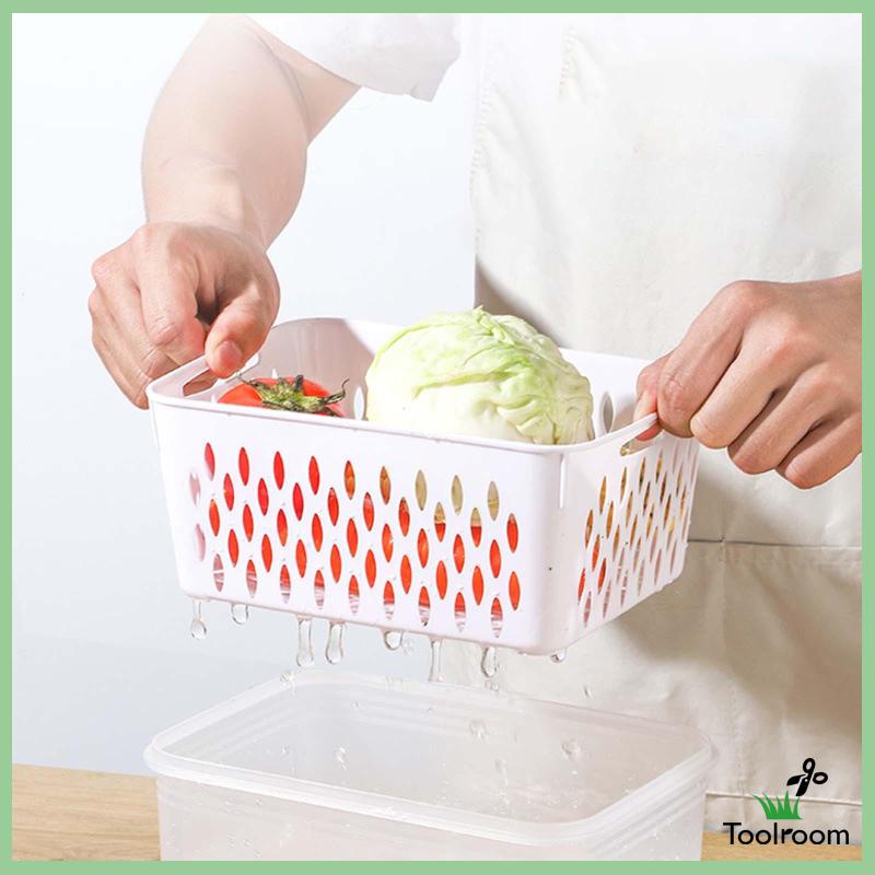 Rổ Đựng Rau Củ Quả Có Thể Tháo Rời Tiện Dụng Cho Tủ Lạnh