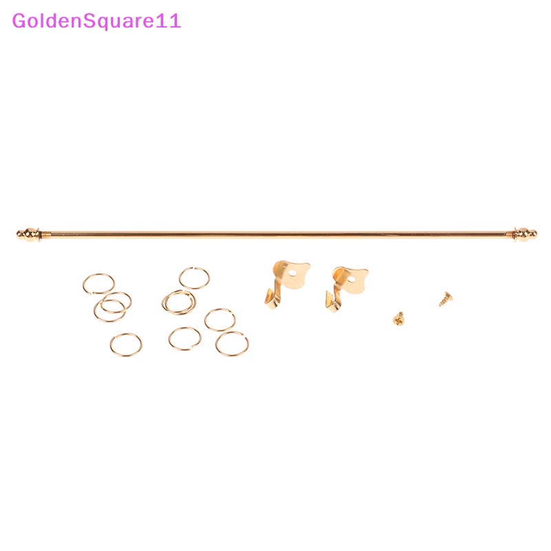 Thanh Rèm cửa sổ Bằng Kim Loại Mạ Vàng Tỉ Lệ 1: 12 Dùng Trang Trí Nhà Búp Bê