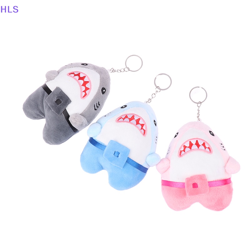 1 Móc Khóa Hình Cá Mập Răng To Nhồi Bông Ngộ Nghĩnh Thời Trang