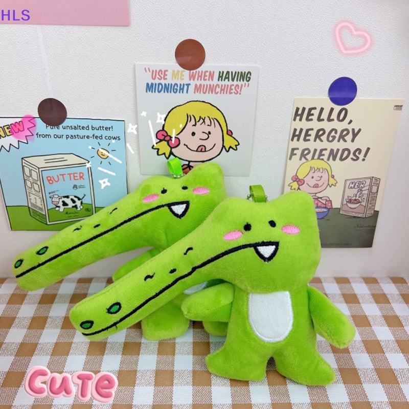 Móc Khóa Hình Cá Sấu Nhồi Bông Dễ Thương Dùng Trang Trí Ba Lô / Cốp Xe