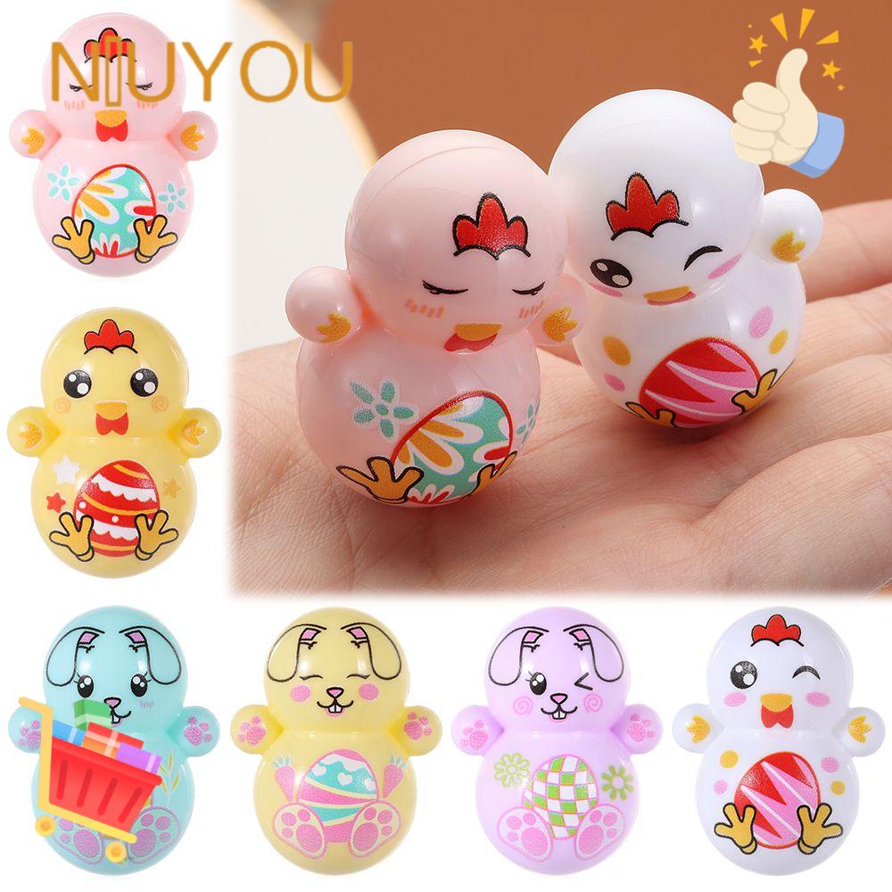 NIUYOU Set 6 Món Đồ Chơi Xoay Phục Sinh Giảm Căng Thẳng