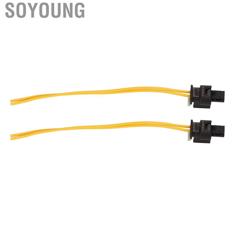 Soyoung 2Pcs ABS Connector Wiring Pigtail Replacement For Cls550 W218  Daytime