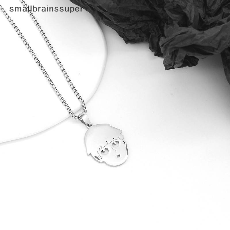 Vòng cổ Thép Titan 100 Mặt Hình Mob Psycho Dễ Thương Cho Cặp Đôi