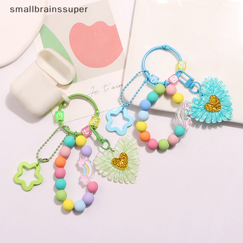 Móc Khóa Hình Trái Tim Bằng Acrylic Dễ Thương Nhiều Màu Sắc Phong Cách Hàn Quốc Dành Cho Nữ SBS