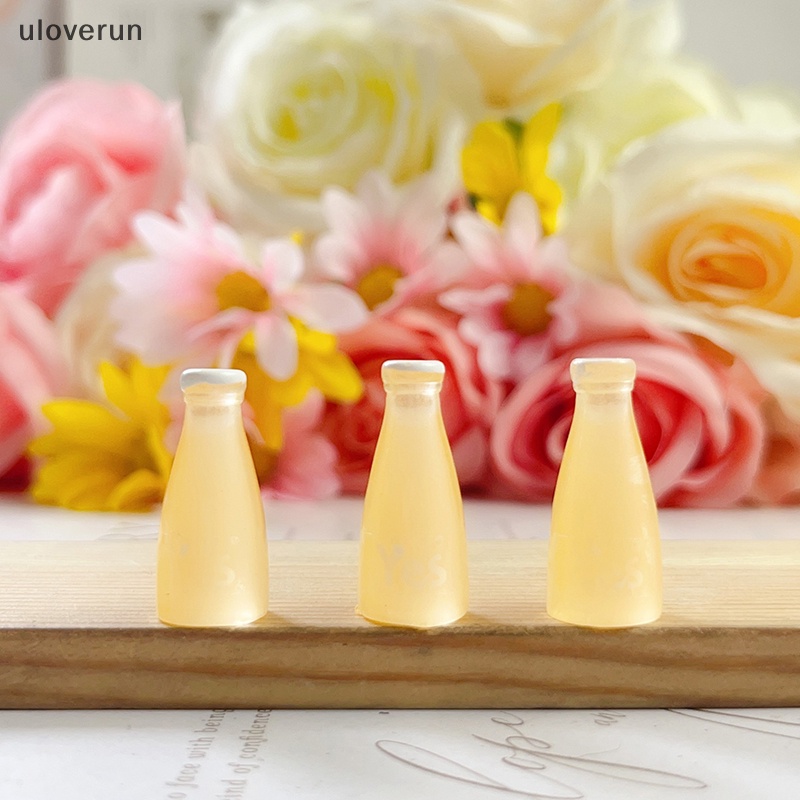 Set 5 Phụ Kiện Trang Trí Điện Thoại Hình Chai Kem Bằng Nhựa Dạ Quang Độc Đáo DIY