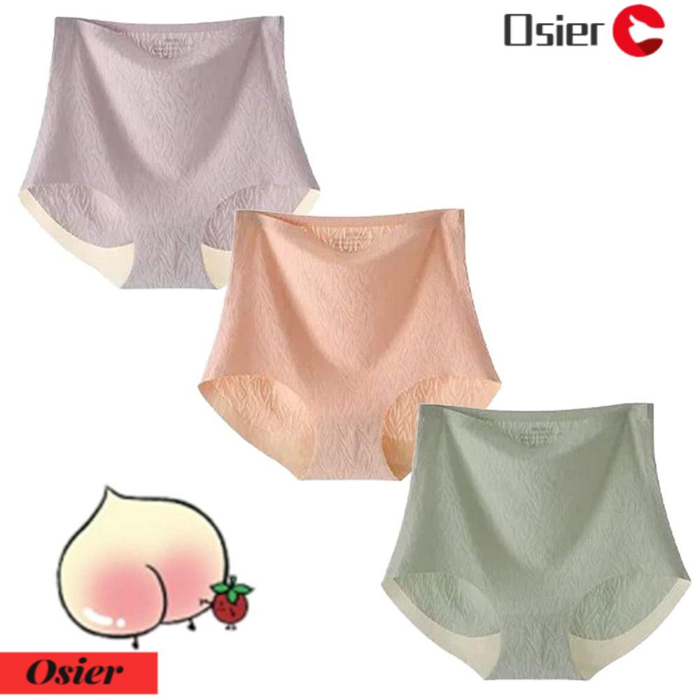 OSIER1 Quần Lót Cotton 3D Lưng Cao Cho Nữ