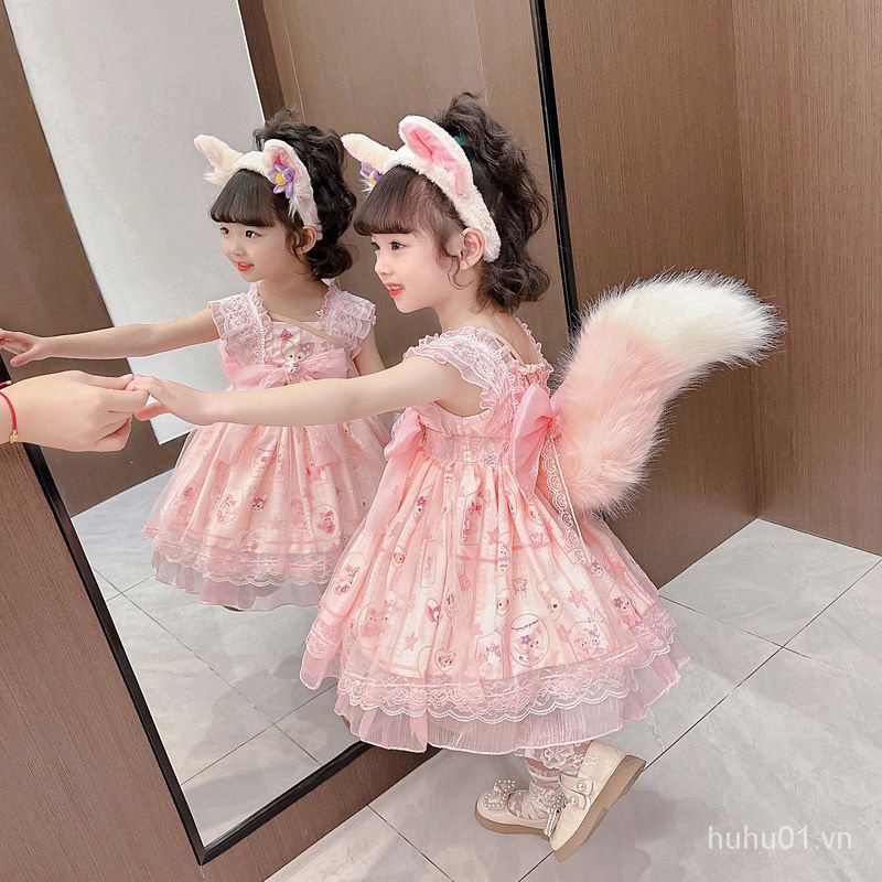 Đầm Lolita Đuôi Cáo Dễ Thương Cho Bé Gáihuhu01.vn7