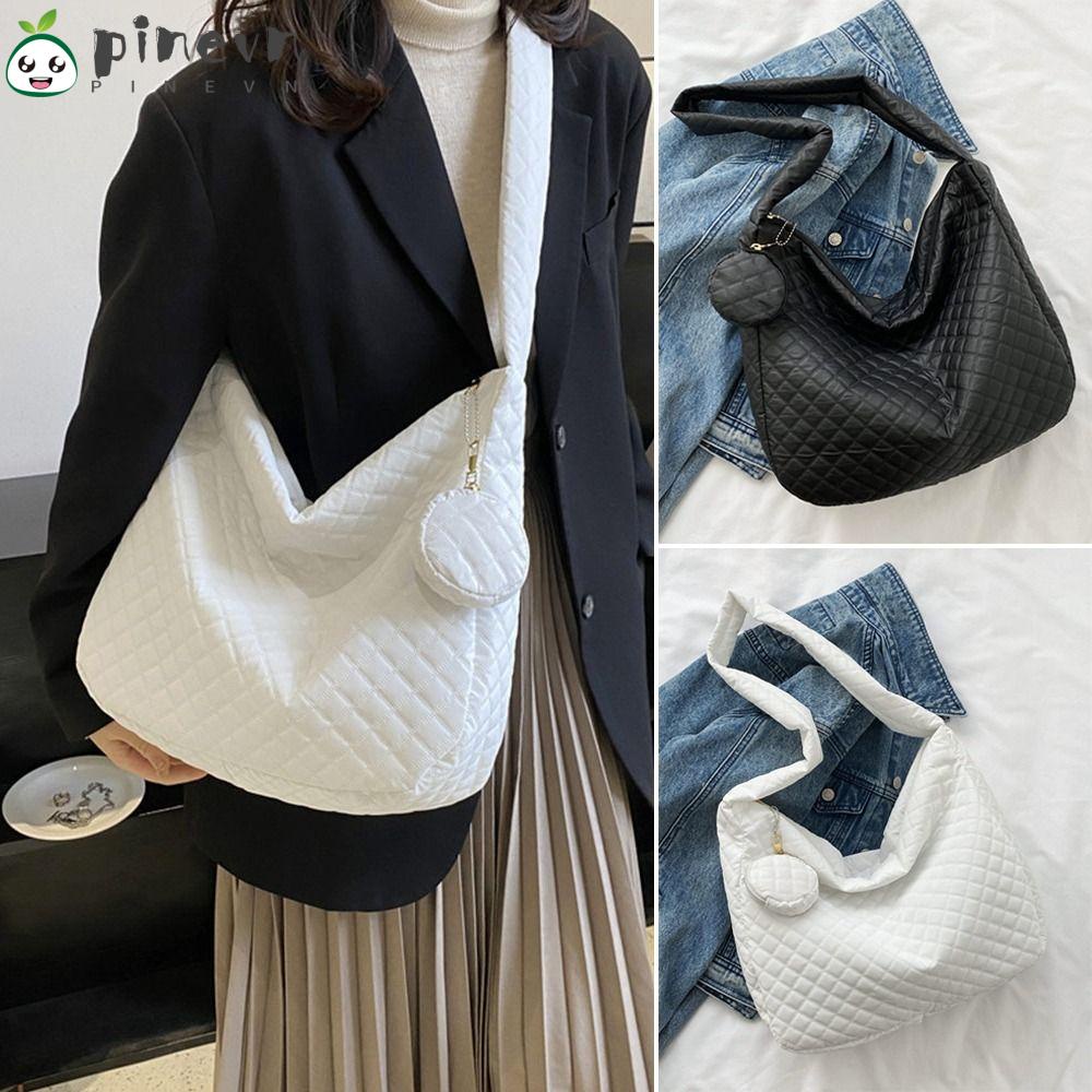 PINEVN Túi Đeo Chéo Cotton Cỡ Lớn Thời Trang Cho Nữ
