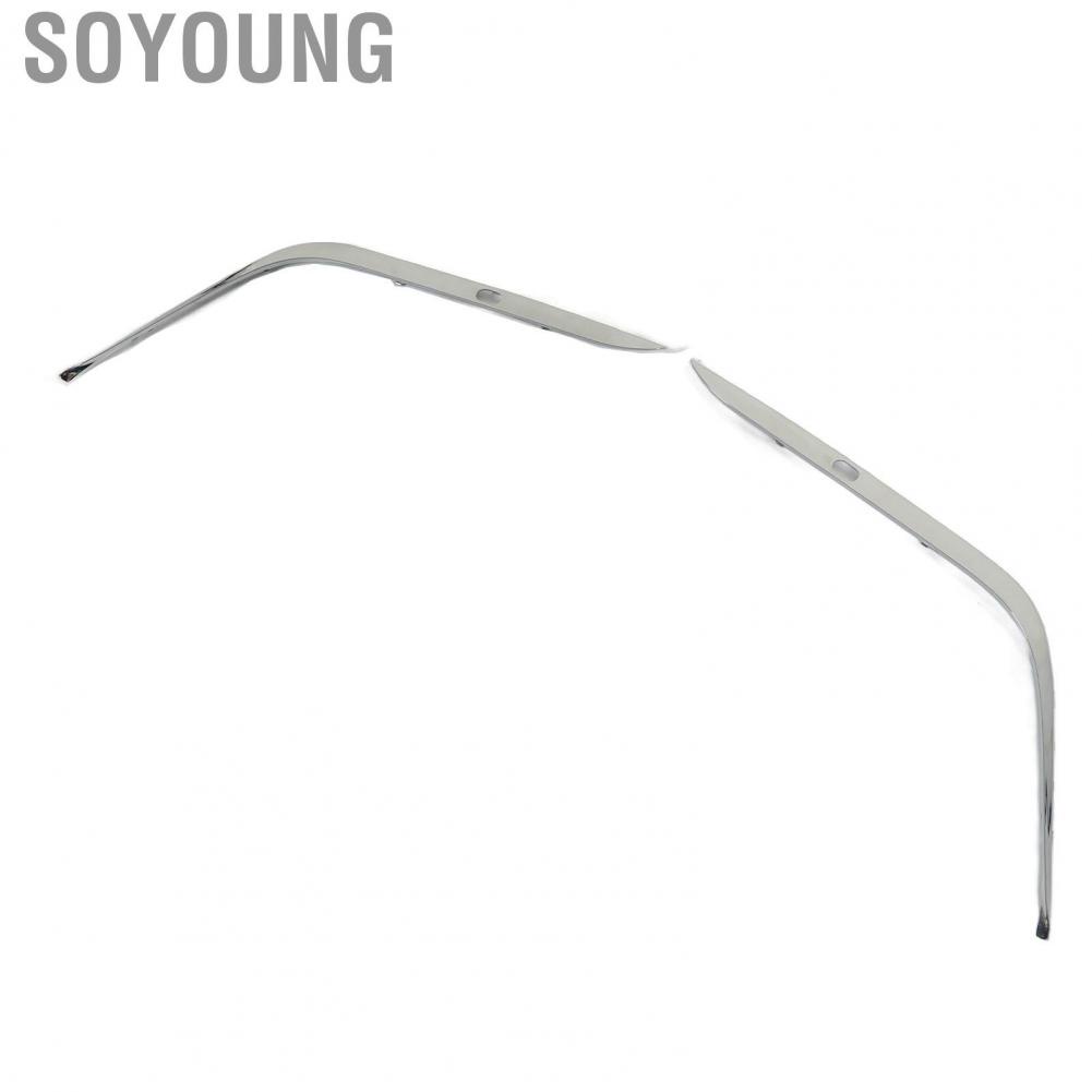 Soyoung Front Bumper Impact Strip  Scratch Resistant Durable 51118168105 Molding Outer Cover for 7 Series 740i 740iL 750iL