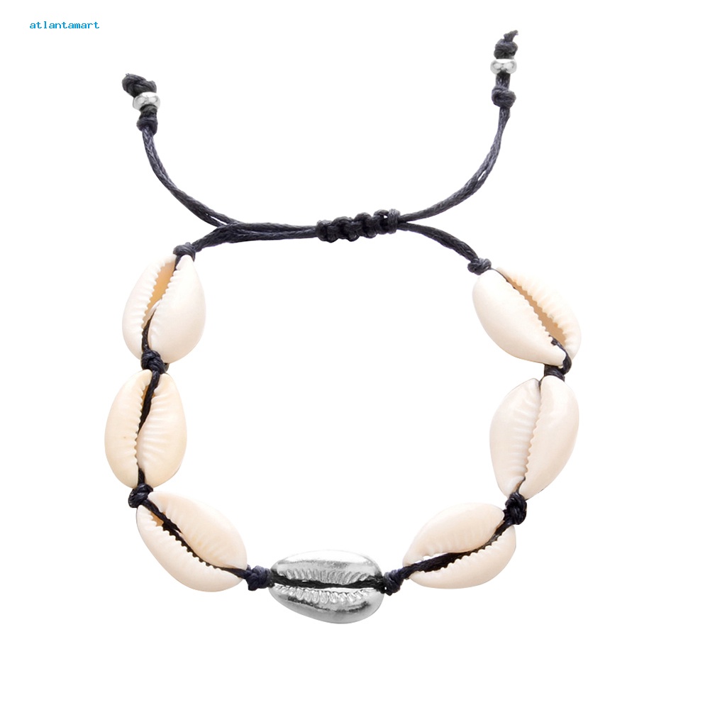 Túi Đựng Đồ Dùng Cao Cấp Tiện Dụng| Lắc Chân Dây Thừng Họa Tiết Vỏ Sò Thời Trang Cho Nữ