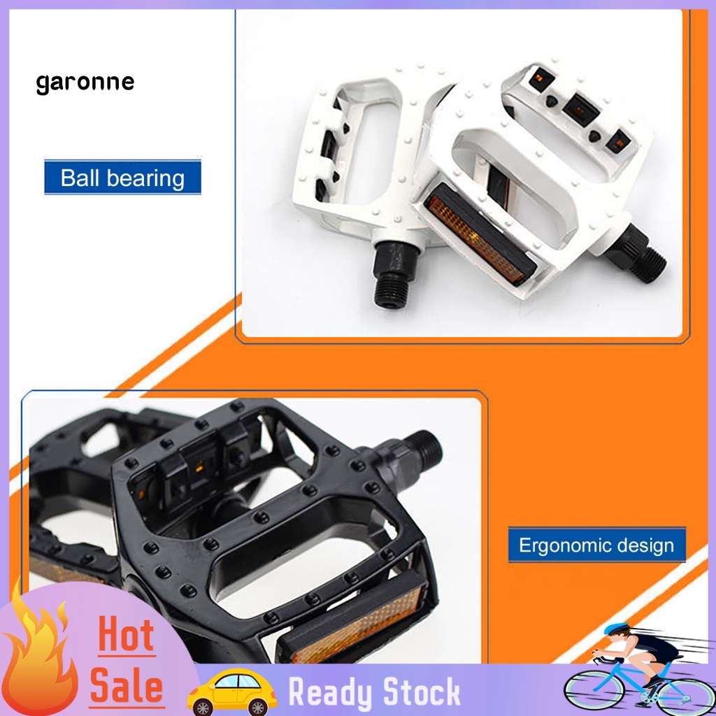 1 Cặp Bàn Đạp Xe Đạp Bằng Hợp Kim Nhôm Chống Trượt Kèm Dải Phản Quang