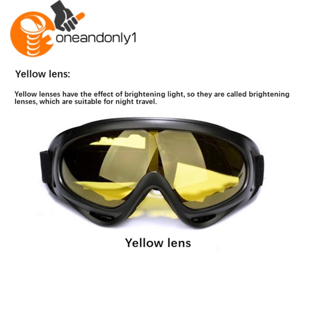 1 Cặp Kính Râm X400 Chống Bụi Chống Va Đập Tiện Dụng Dành Cho Xe Máy