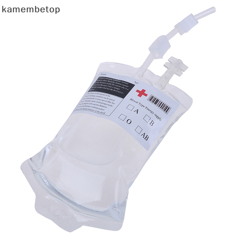 Túi Đựng Nước Uống Bằng Nhựa PVC Trong Suốt Dung Tích 400ml In Hình Ma Cà Rồng Halloween