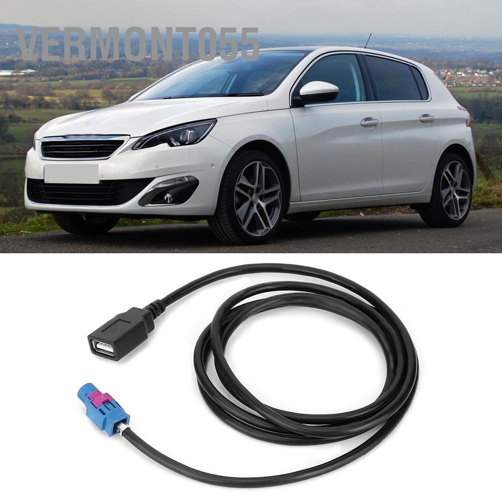 Vermont055 Màn hình điều khiển máy chủ Cáp USB phù hợp với Peugeot 308 308s 408 Citroen RCC