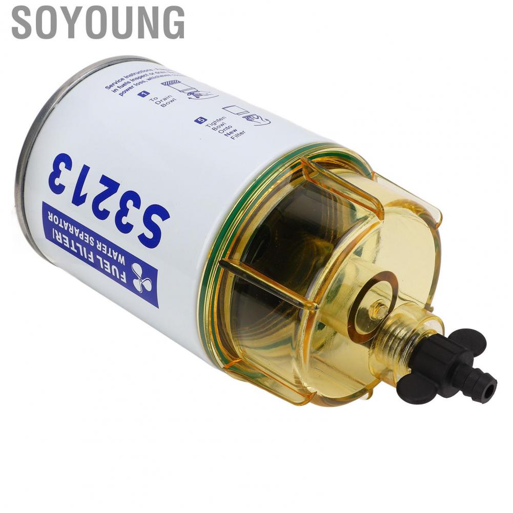 Soyoung Fuel Water Separator Durable Stable Performance 35‑60494‑1 Efficient Plastic Plug and Play for Marine Tractors
