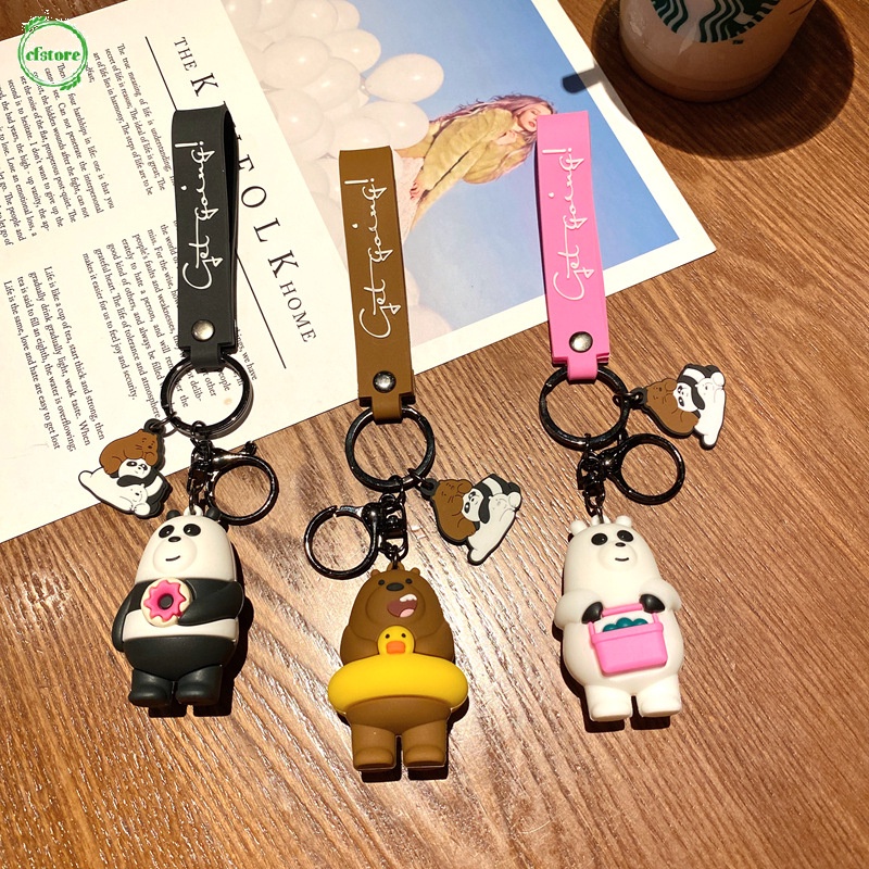 Móc Khóa Hình Búp Bê Hoạt Hình Sáng Tạo Dễ Thương