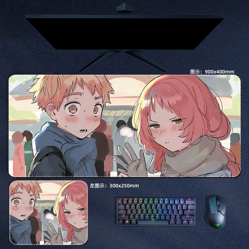 Miếng Lót Chuột Máy Tính Hình Cô Gái Anime Mie Ai Komura Kaede