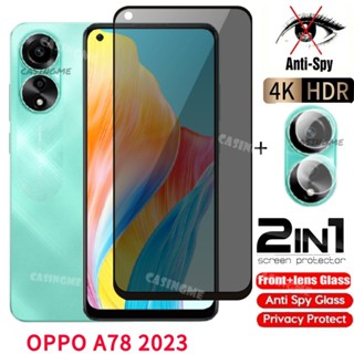 Kính Cường Lực Bảo Vệ Màn Hình Chống Nhìn Trộm Cho Oppo A78 2023 A 78 OppoA78 Oppo A78 2023 A 78 Oppo A78 A78 Oppo 4G 5G