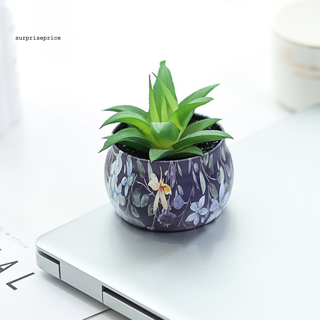 Chậu Cây Bonsai Giả Bằng Nhựa Dùng Trang Trí Văn Phòng