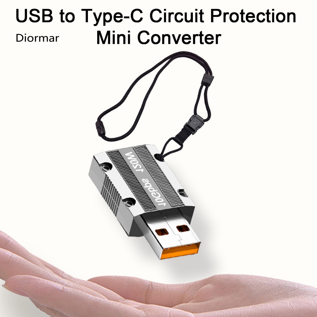 Bộ Chuyển Đổi USB Sang Type-C Tốc Độ Cao 120W 10Gbps Cho Máy Tính
