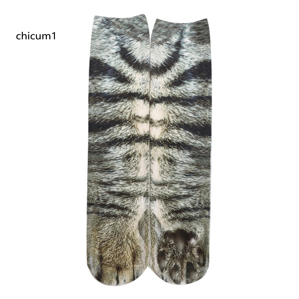 Vớ Chân In Hình Bàn Chân Thú 3D 40cm Ấm Áp Cho Người Lớn