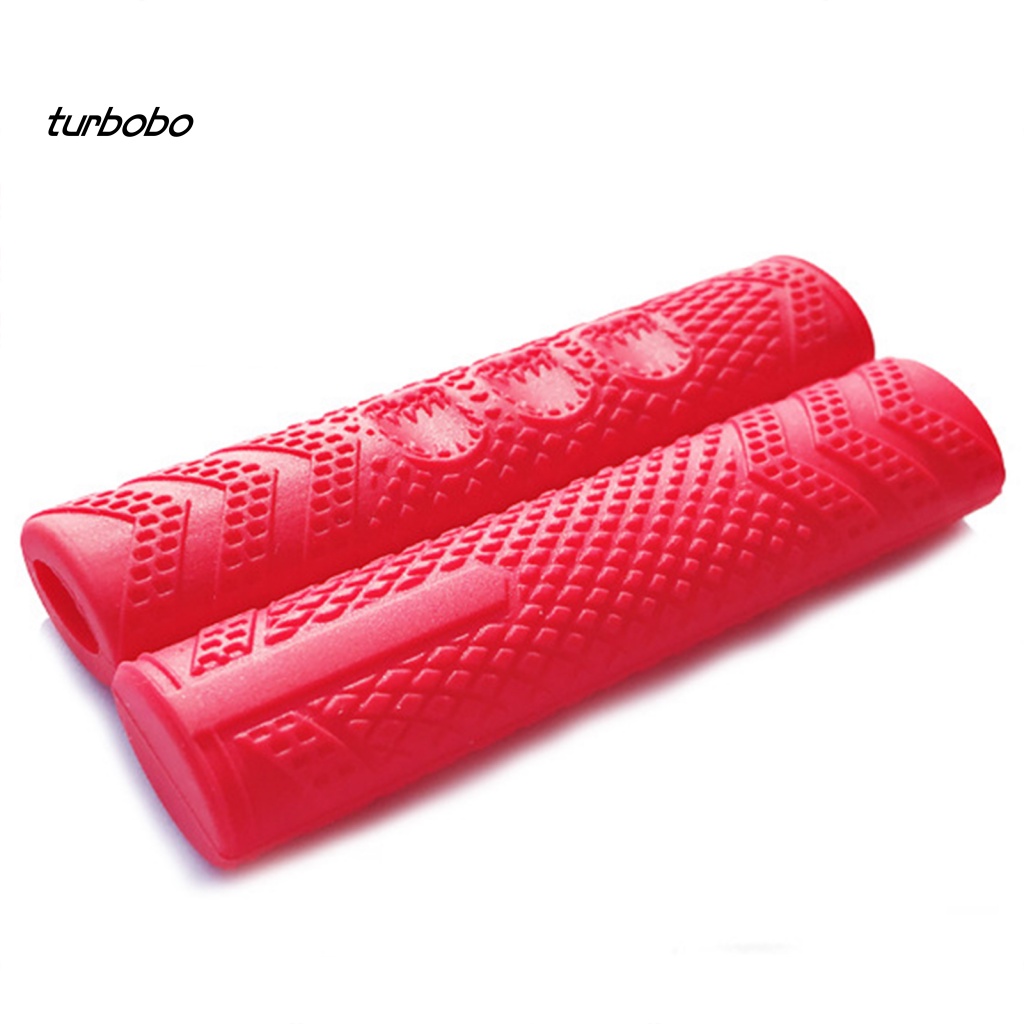 Set 2 Vỏ Bọc Bảo Vệ Tay Lái Xe Đạp Leo Núi Bằng Silicon Tiện Dụng