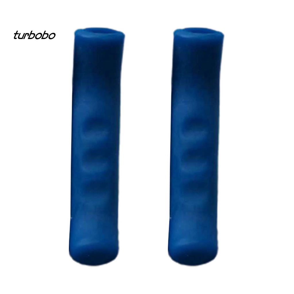 1 Cặp Vỏ Bọc Phanh Xe Đạp Bằng Silicon Chống Trượt Màu Sáng