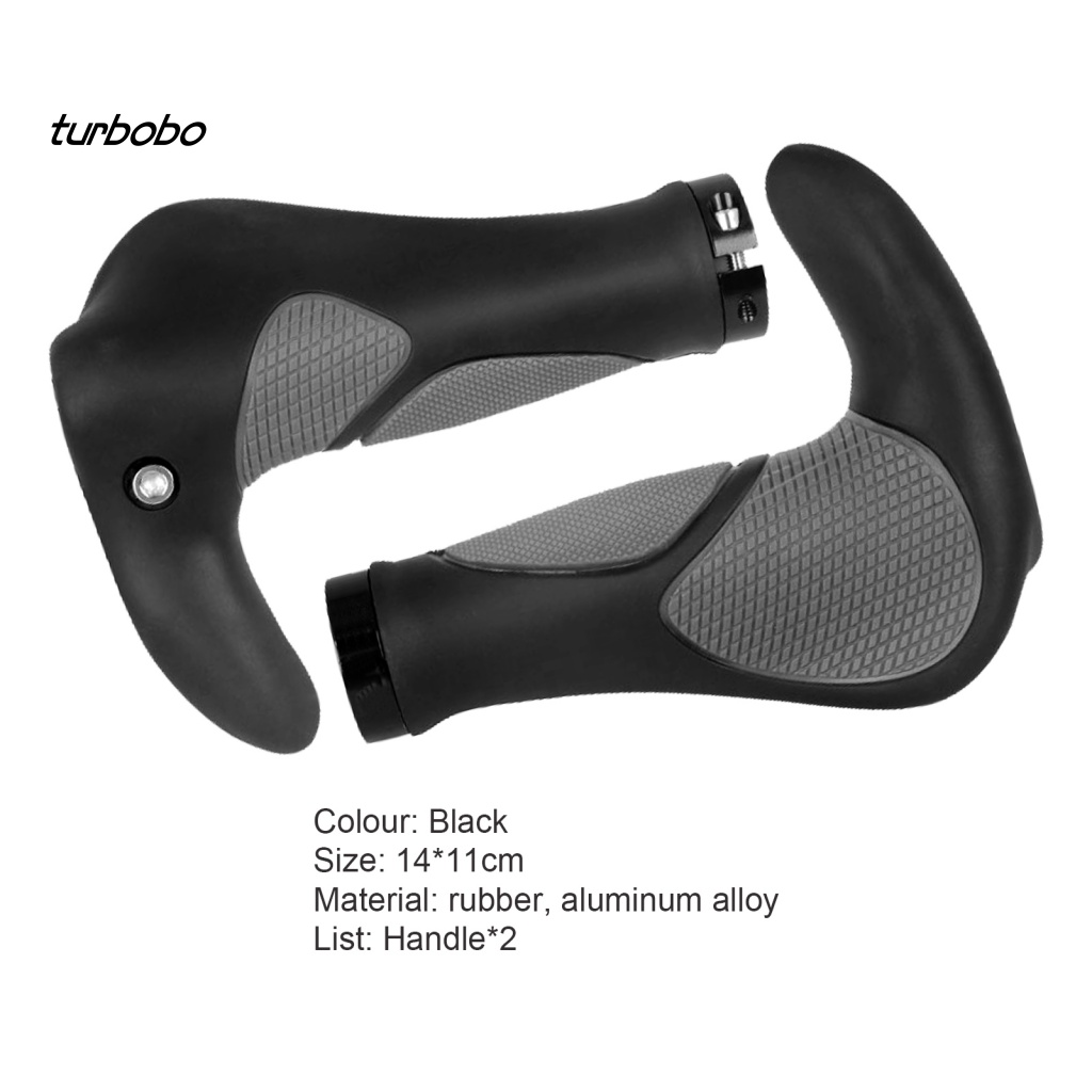 Set 2 Vỏ Bọc Tay Lái Xe Đạp Leo Núi Bằng Cao Su Mềm Chống Trượt