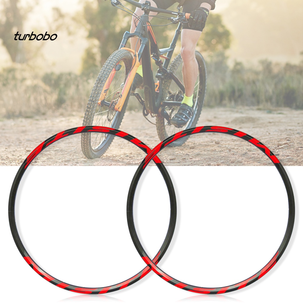 Set 2 Bánh Xe Đạp Leo Núi Không Ruột Màu Sắc Tươi Sáng