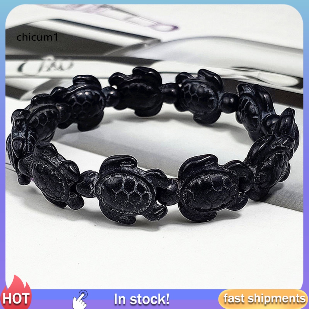 Vòng Tay Unisex Đính Ngọc Lam Giả Hình Động Vật Biển Hawaiian Thân Thiện Với Môi Trường