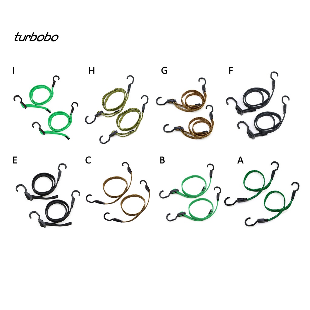 Set 2 Dây Thừng Khóa Chắc Chắn Không Vỡ Độ Co Giãn Cao Bằng Polypropylene Dày Dặn Dành Cho Xe Đạp