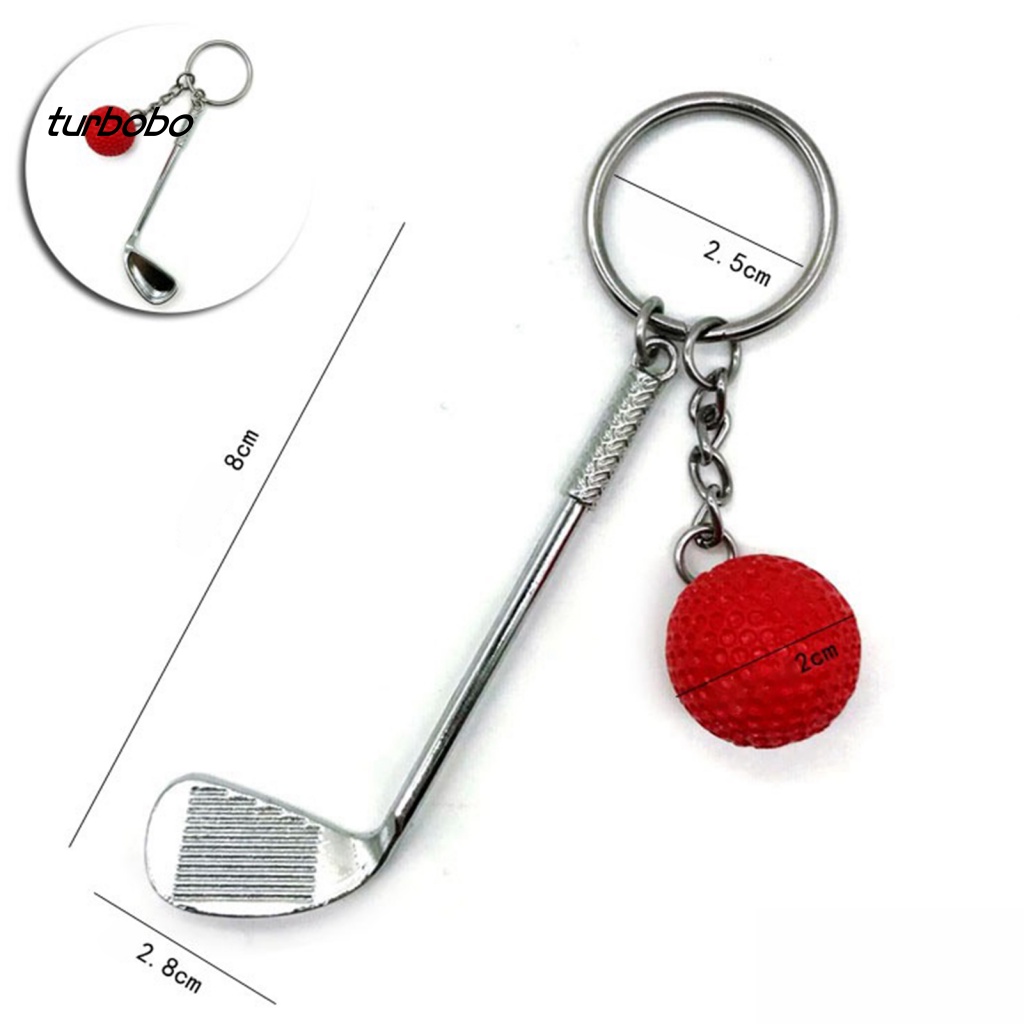 Móc Khóa Hình Quả Bóng Golf Siêu Nhẹ Xẻ Tà Thời Trang Thể Thao